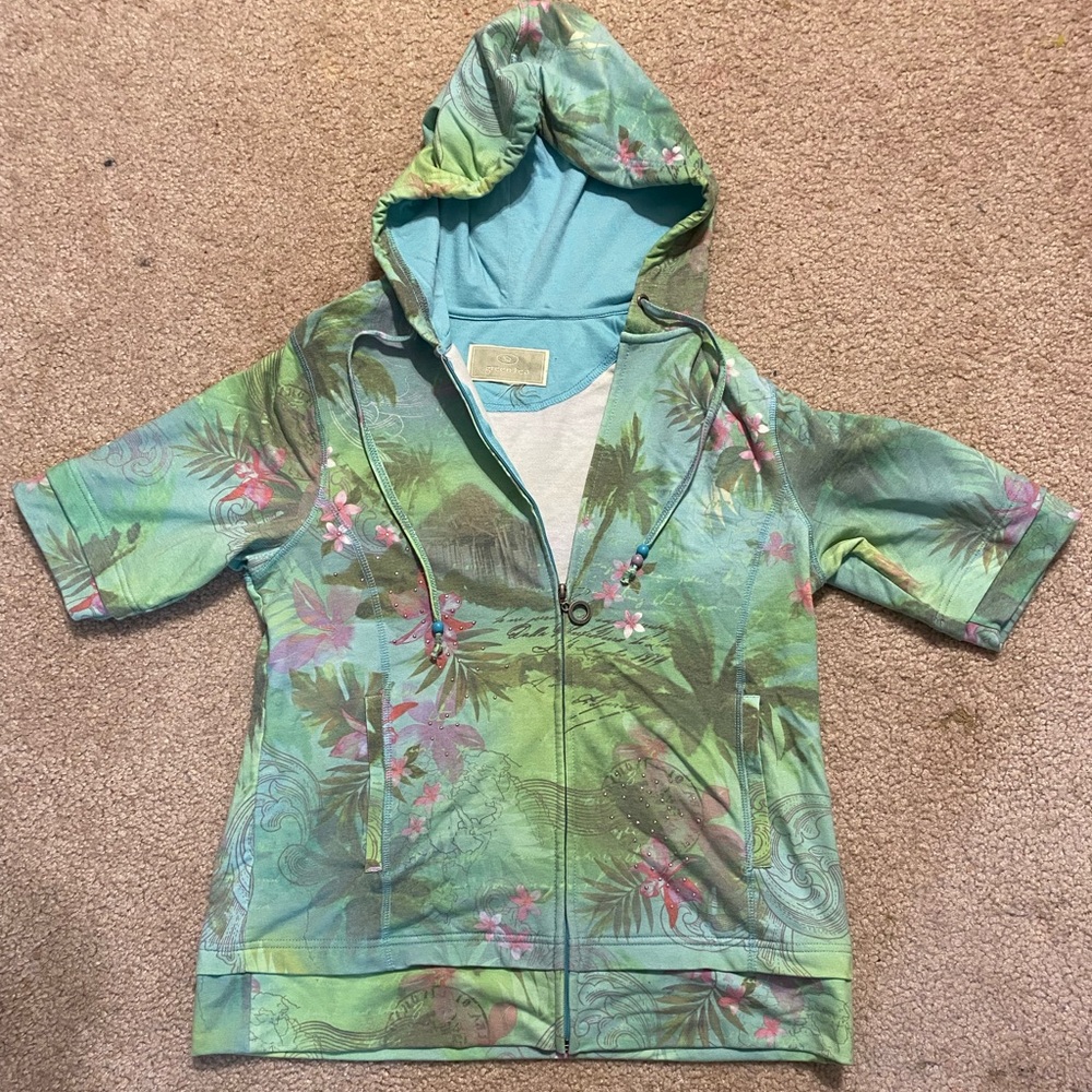 🍋10/$20 GreenTea Aqua Y2K Blue Jacket